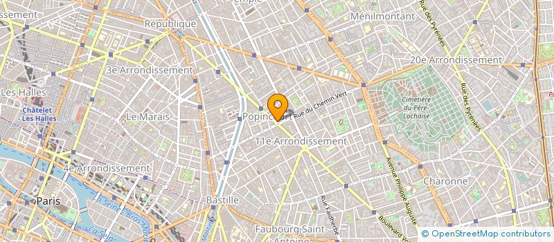 localisation de l'entreprise AZ MODE  PARIS