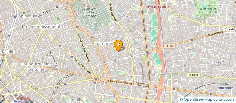 localisation de l'entreprise AZ MODE  PARIS