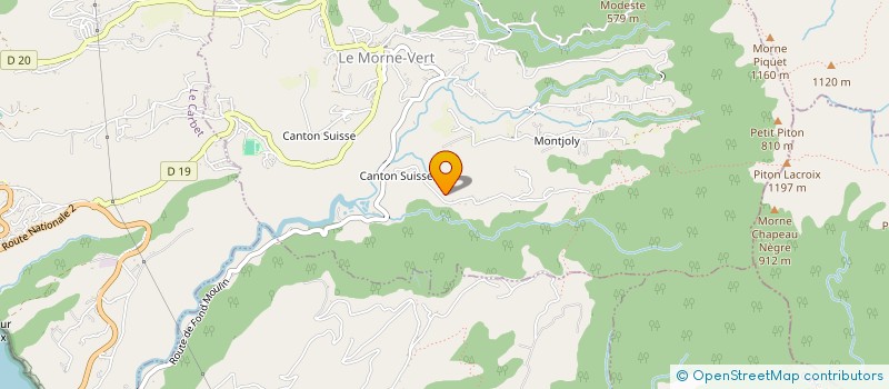 localisation de l'entreprise AZ.MOV  LE MORNE-VERT