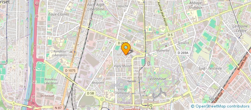 localisation de l'entreprise AZ MOVING PRESTIGE à GRENOBLE