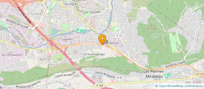 localisation de l'entreprise AZ MUNOZ RENOVATION à LES PENNES-MIRABEAU
