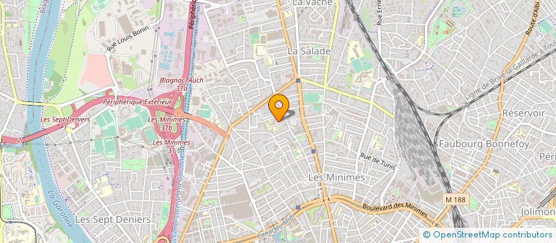 localisation de l'entreprise AZ NETTOYAGE 31 à TOULOUSE