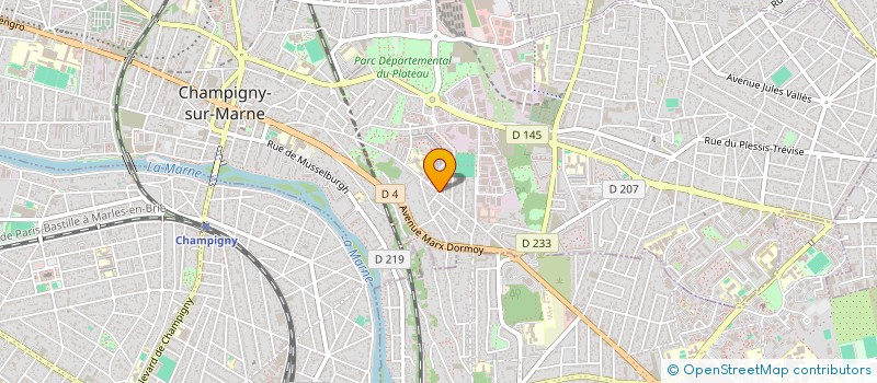 localisation de l'entreprise AZ NETTOYAGE FRANCE à CHAMPIGNY-SUR-MARNE