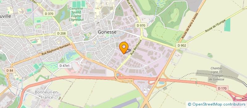 localisation de l'entreprise AZ PARTICIPATIONS  GONESSE