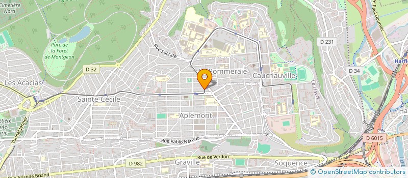 localisation de l'entreprise AZ PATRIMOINE à LE HAVRE