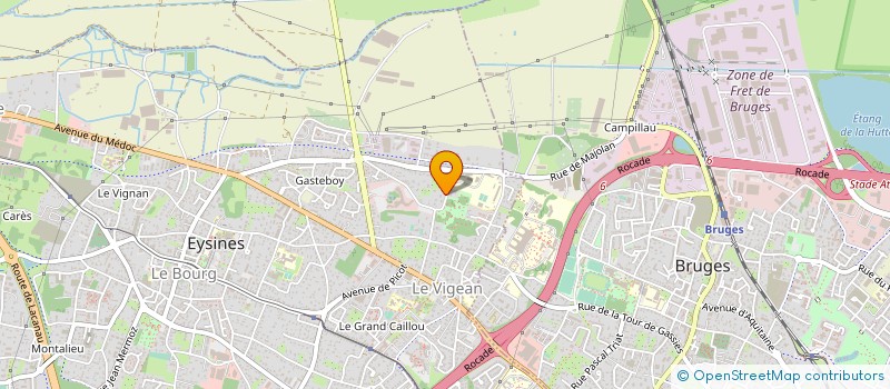 localisation de l'entreprise AZ PAYSAGE  EYSINES