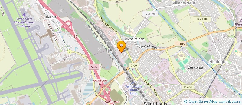 localisation de l'entreprise AZ PIECES AUTO  SAINT-LOUIS