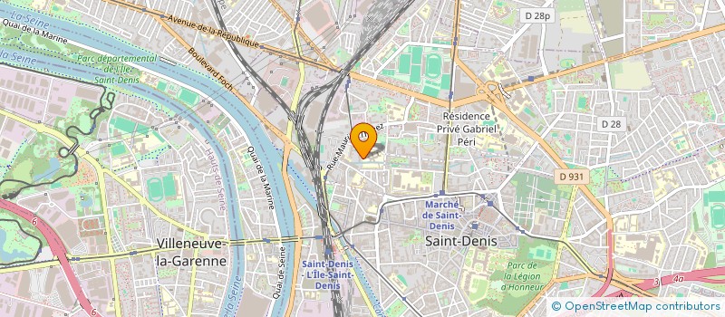 localisation de l'entreprise AZ PLOMBERIE à SAINT-DENIS