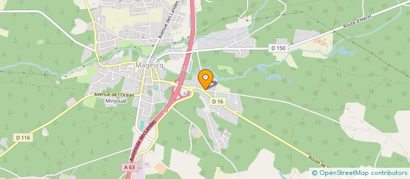 localisation de l'entreprise AZ PLOMBERIE  MAGESCQ