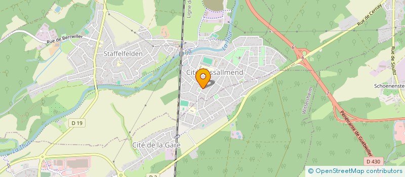 localisation de l'entreprise AZ PLURIEL à STAFFELFELDEN