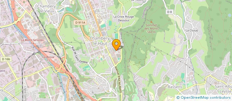 localisation de l'entreprise AZ PRESSE à CHAMBERY