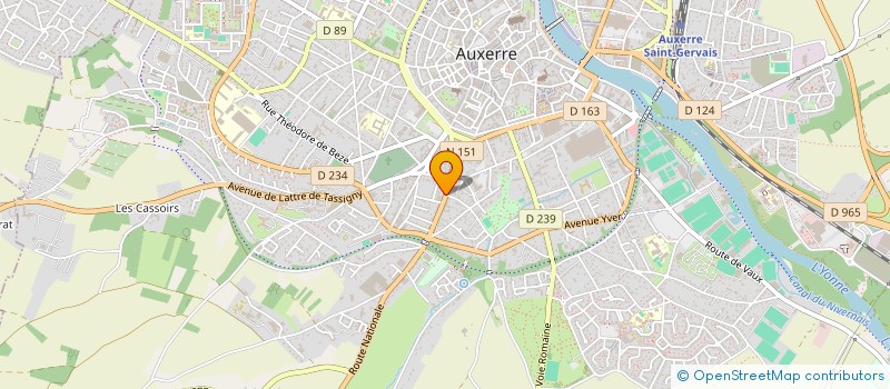 localisation de l'entreprise AZ PRESTATIONS à AUXERRE