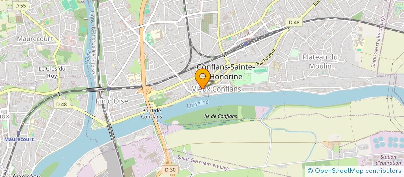 localisation de l'entreprise AZ PRO à CONFLANS-SAINTE-HONORINE