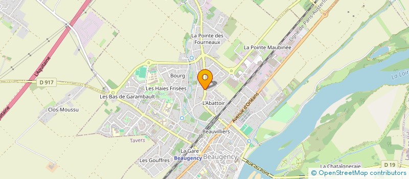 localisation de l'entreprise AZ PRO NEGOCE à BEAUGENCY