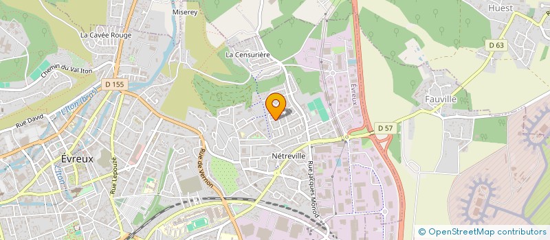 localisation de l'entreprise AZ PROMOTION  EVREUX