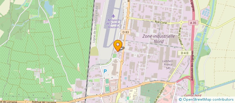 localisation de l'entreprise AZ PROMOTIONS  COLMAR