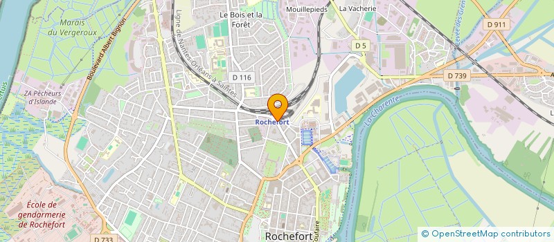 localisation de l'entreprise AZ PROTHESES  ROCHEFORT