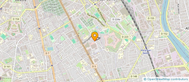 localisation de l'entreprise AZ RAVAL 2 à VITRY-SUR-SEINE