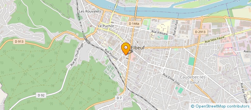 localisation de l'entreprise AZ RENOV 76  ELBEUF