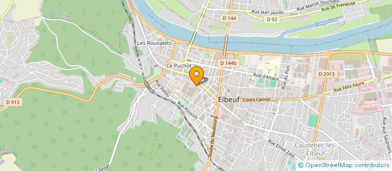 localisation de l'entreprise AZ RENOV  ELBEUF