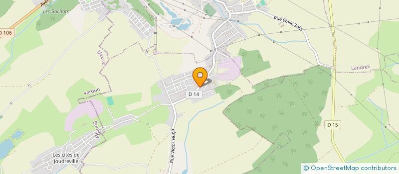 localisation de l'entreprise AZ RENOV  JOUDREVILLE