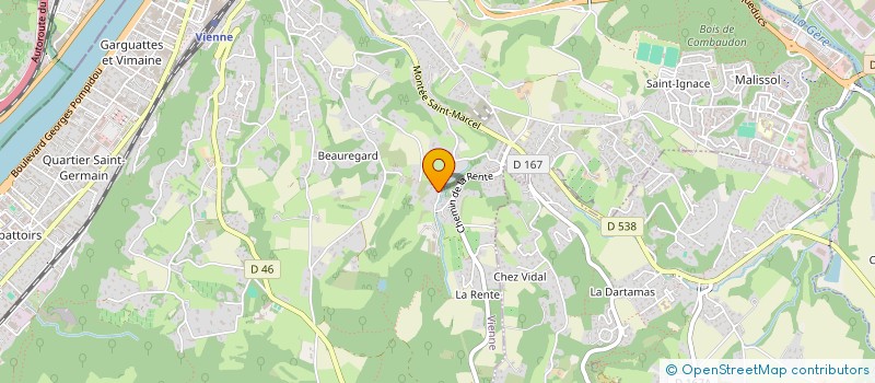 localisation de l'entreprise AZ RENOV  VIENNE