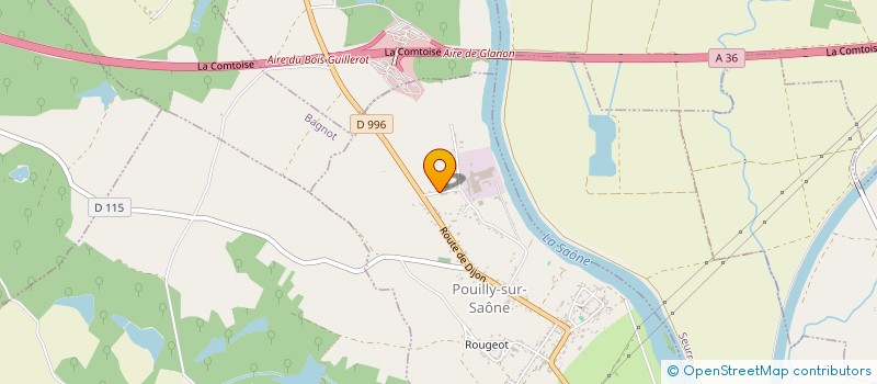 localisation de l'entreprise AZ RENOV  POUILLY-SUR-SAONE