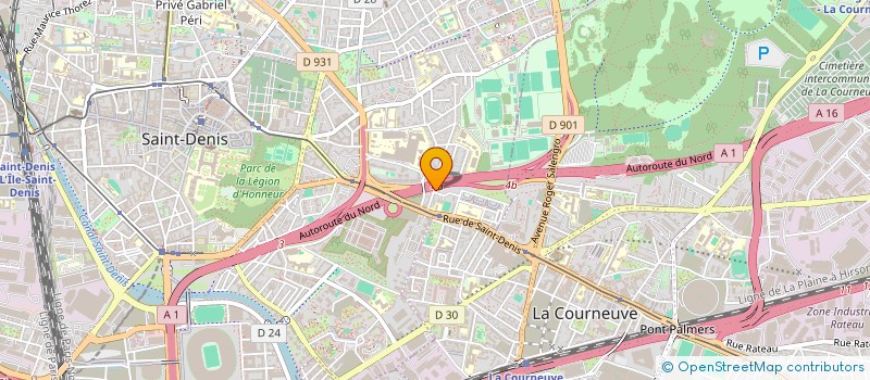 localisation de l'entreprise AZ RENOVATION à SAINT-DENIS