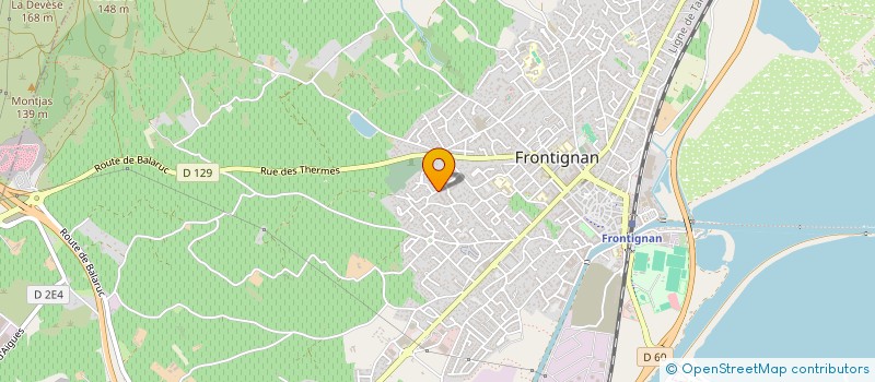 localisation de l'entreprise AZ RENOVATION à FRONTIGNAN