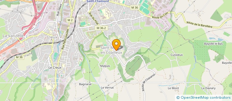 localisation de l'entreprise AZ RENOVATION à SAINT-CHAMOND