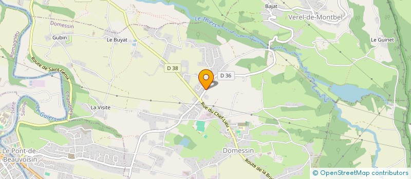 localisation de l'entreprise AZ RESINE  DOMESSIN