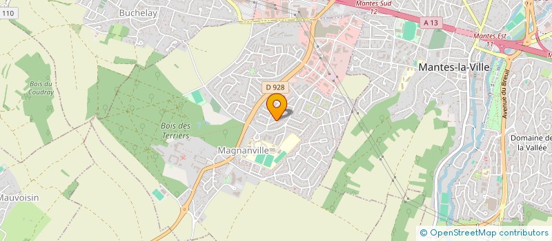 localisation de l'entreprise AZ-S SECURITE  MAGNANVILLE