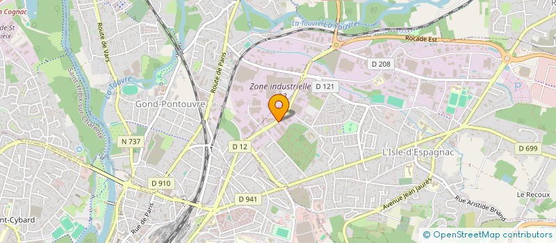 localisation de l'entreprise AZ SECURITY  L'ISLE-D'ESPAGNAC