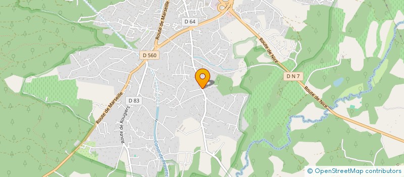 localisation de l'entreprise AZ SERVICE à SAINT-MAXIMIN-LA-SAINTE-BAUME