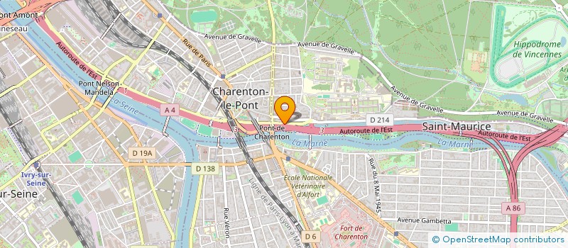 localisation de l'entreprise AZ SERVICE à SAINT-MAURICE