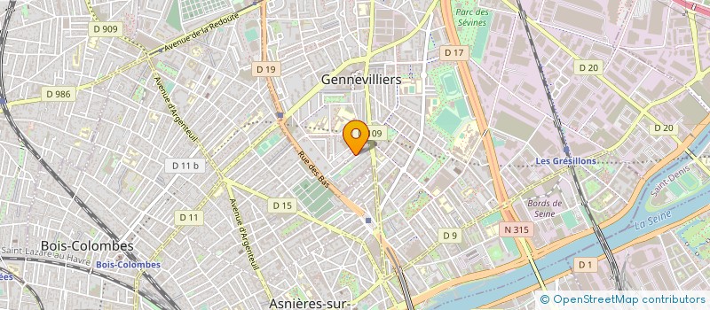 localisation de l'entreprise AZ SERVICES à MONTREUIL