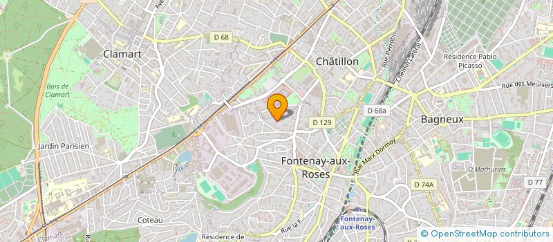 localisation de l'entreprise AZ SERVICES à FONTENAY-AUX-ROSES