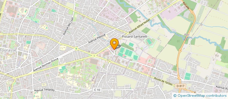 localisation de l'entreprise AZ SERVICES à PAU
