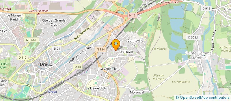 localisation de l'entreprise AZ SERVICES à DREUX