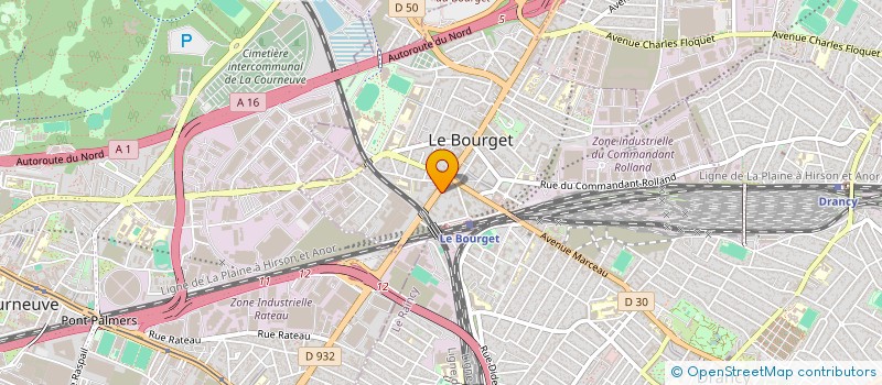 localisation de l'entreprise AZ SOCIETY à LE BOURGET