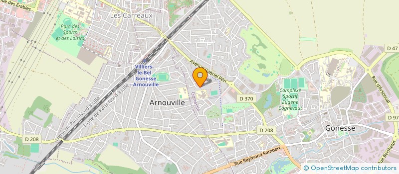 localisation de l'entreprise AZ SOLUTIONS  GONESSE