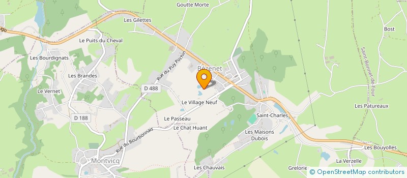 localisation de l'entreprise AZ SPORTHORSES  BEZENET