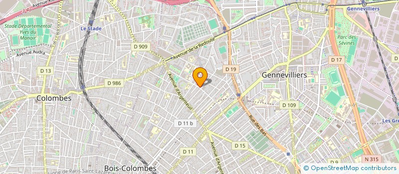 localisation de l'entreprise AZ TAKA DISTRIB à ASNIERES-SUR-SEINE