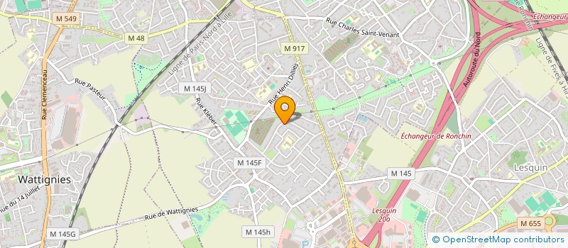localisation de l'entreprise AZ TAXI 59 à FACHES-THUMESNIL