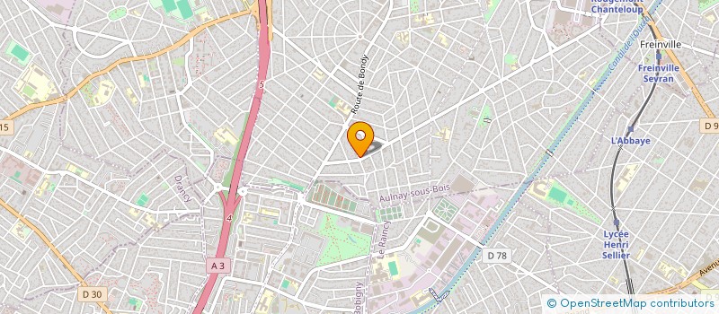 localisation de l'entreprise AZ TECH à AULNAY-SOUS-BOIS