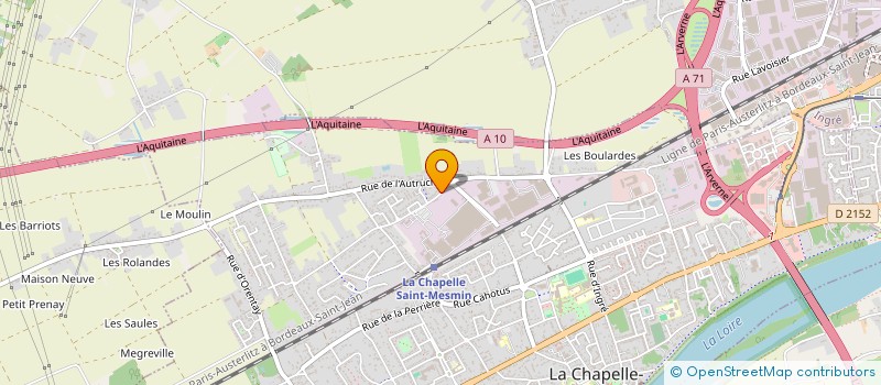 localisation de l'entreprise AZ TP  LA CHAPELLE-SAINT-MESMIN