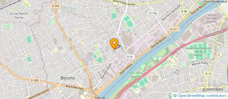 localisation de l'entreprise AZ TRANSPORT  BEZONS