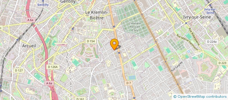 localisation de l'entreprise AZ TRANSPORTS à VILLEJUIF