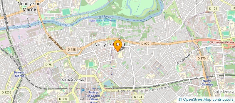 localisation de l'entreprise AZ1ZACONSULTING  NOISY-LE-GRAND