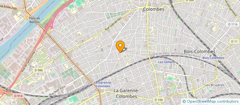 localisation de l'entreprise AZ3  COLOMBES